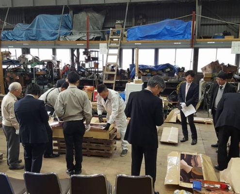 屋根葺き替え　銅板検査