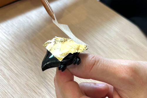 花まつり 金箔貼り 花まつり 金箔貼り